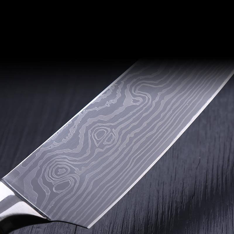 DAO BẾP NHẬT SANTOKU THÉP DAMASCUS MÃ DDT116