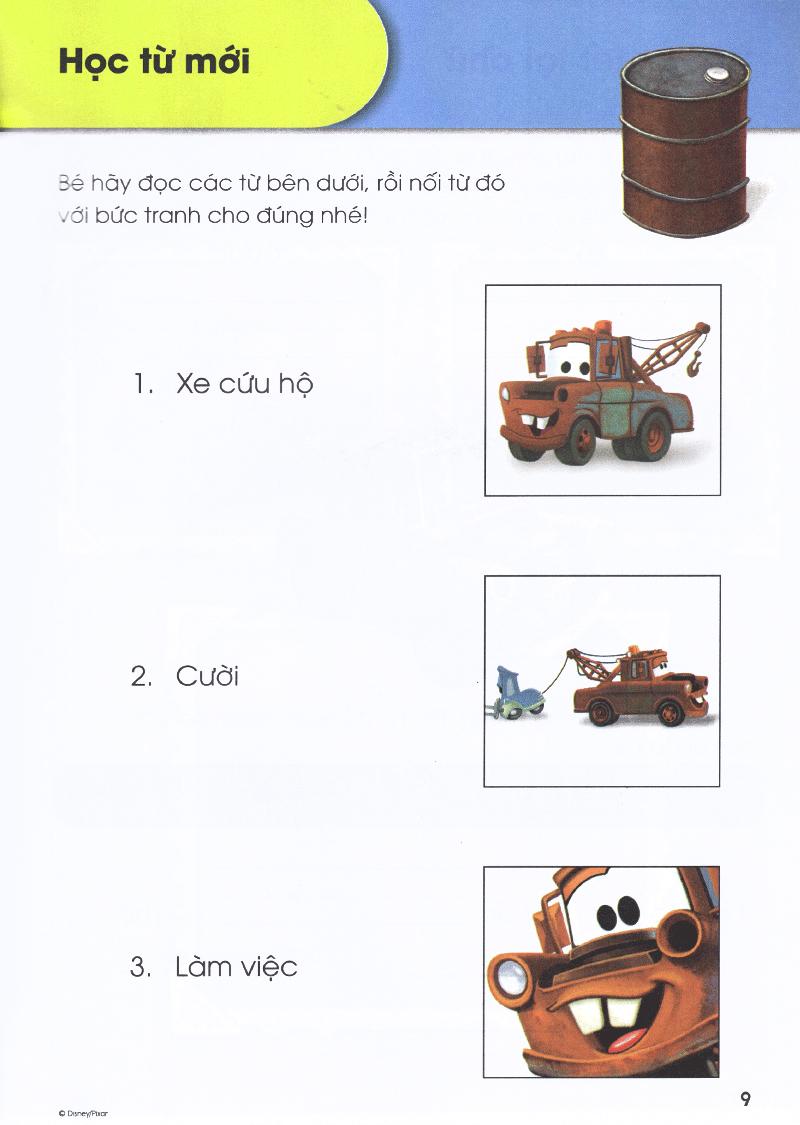 Các Kĩ Năng Học Tập Của Disney - Cùng Học Đọc Và Đọc Hiểu Tập 1 (5-6 Tuổi)