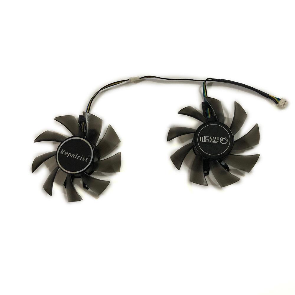 2 Cái/lốc HD7970 HD7950 GPU VGA Cooler 85MM Fan, Để Làm Mát Card Màn Hình Đồ Họa XFX HD 7970 Thay Thế