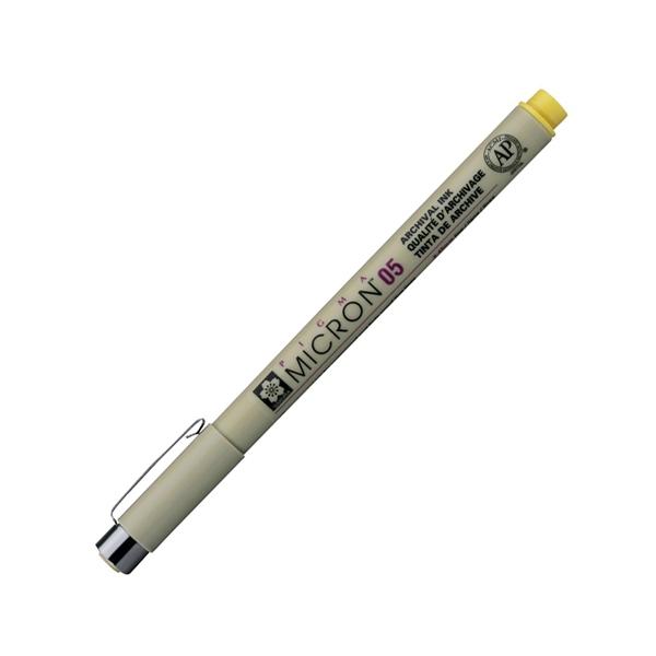 Bút Đi Nét Sakura Pigma Micron 05 XSDK05#3 - Màu Vàng