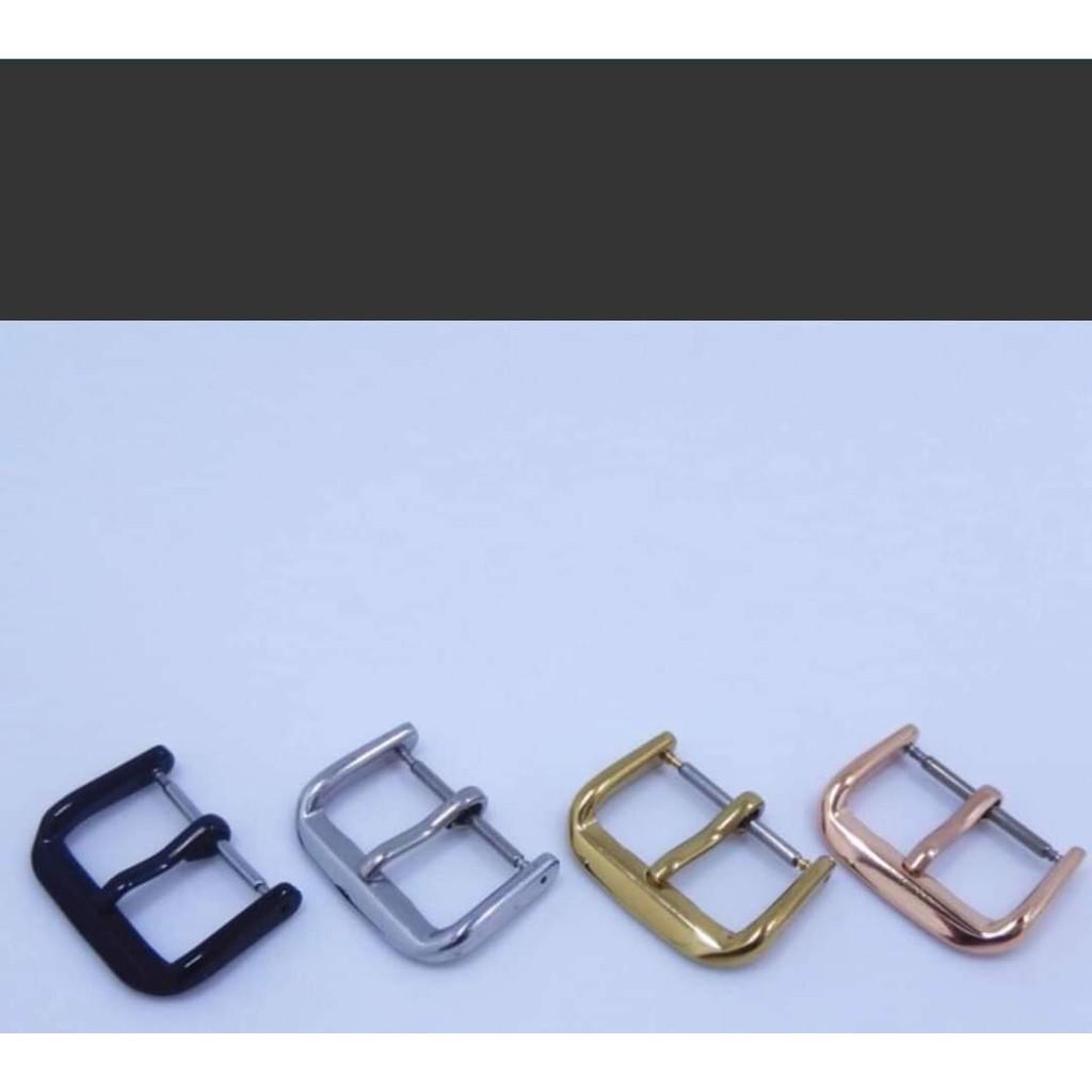 Bộ Khóa chốt thép không dỉ dùng cho dây da đồng hồ size 18, 20, 22 nhiều màu sắc