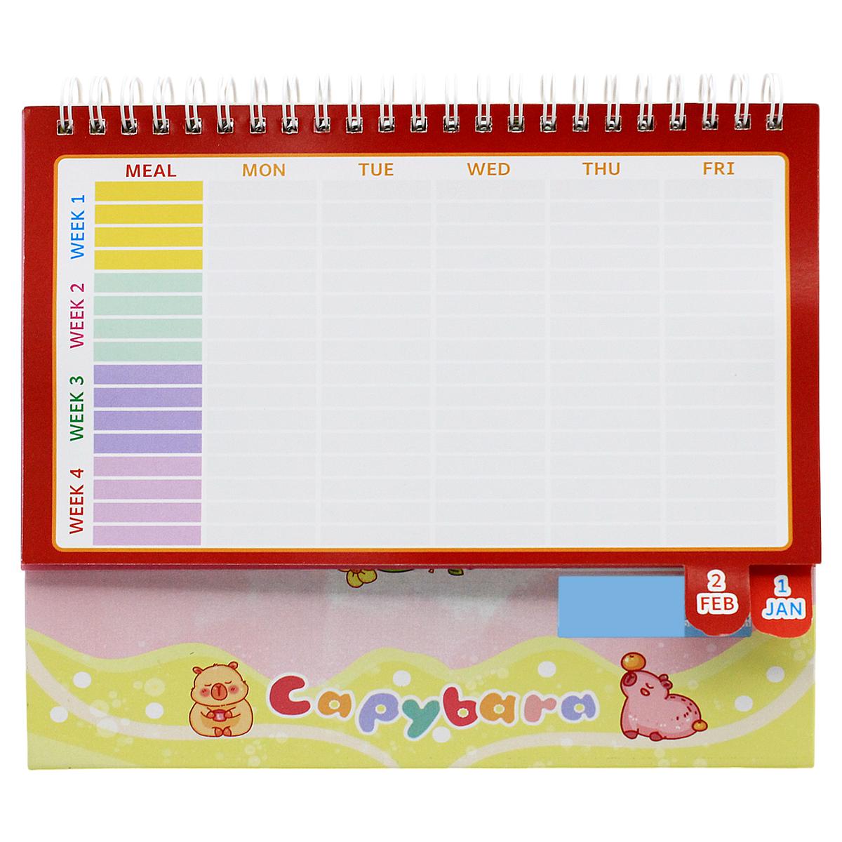 Lịch Để Bàn - Capybara Funny Time - 2025-GDPN-APYBARA