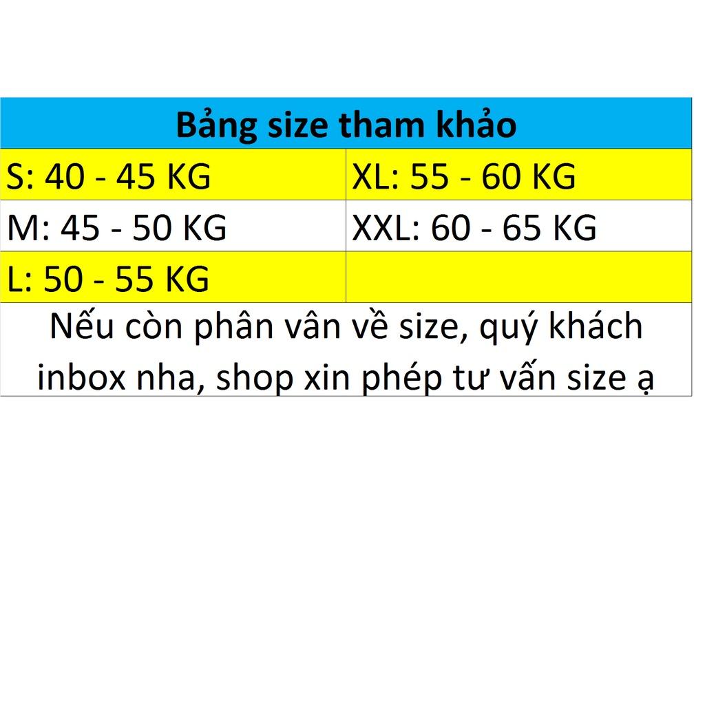 Bộ lửng mẹ và bé mặc cặp in hình mặt cười size 40 - 65 kg