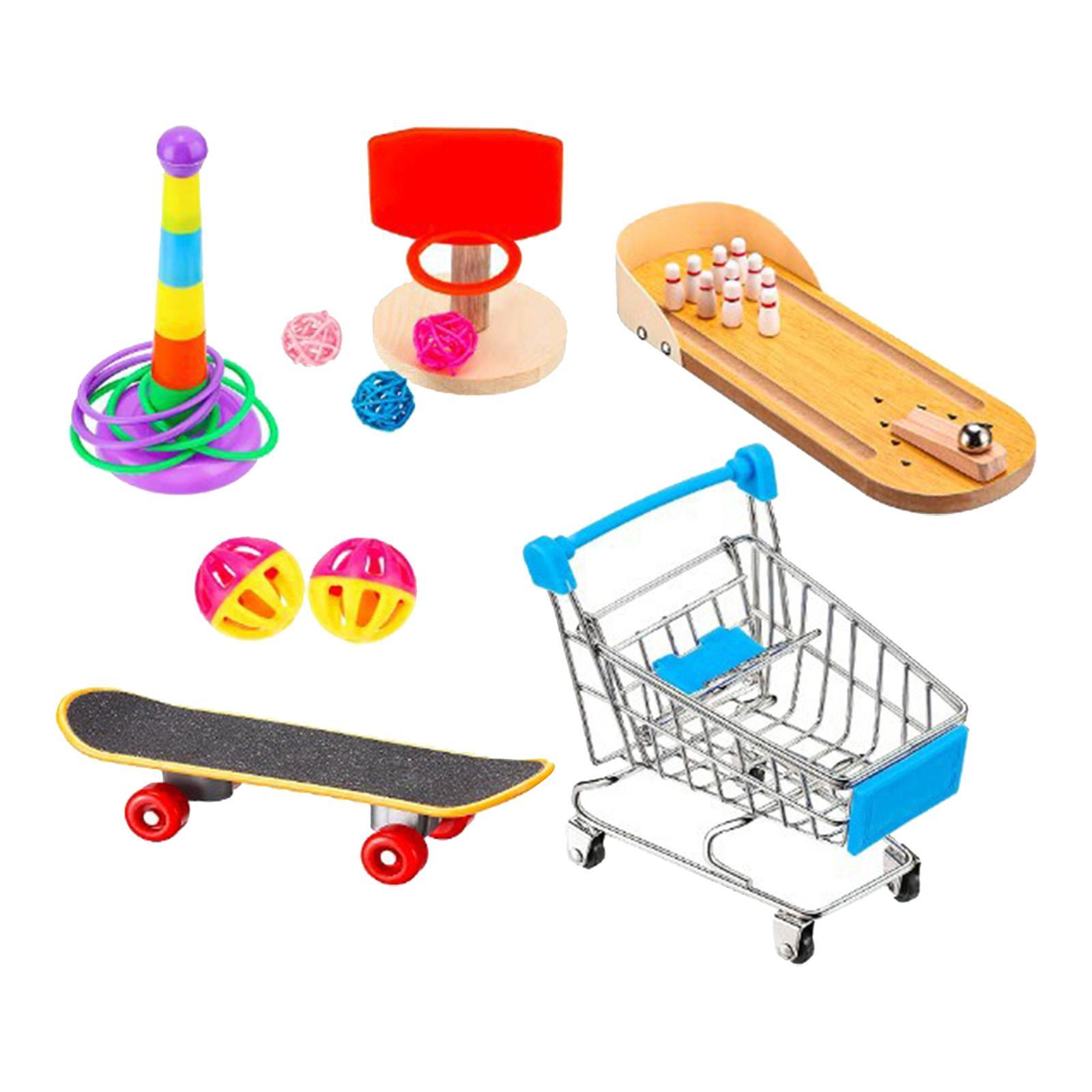 Parrot Training Toys Interactive Cage Toys for Pet Bird Cockatiel Supplies