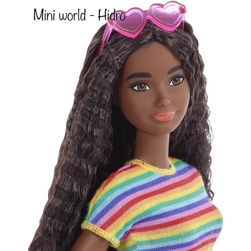 Búp bê Barbie da đen ngồi xe lăn. Barbie Fashionistas Doll #166
