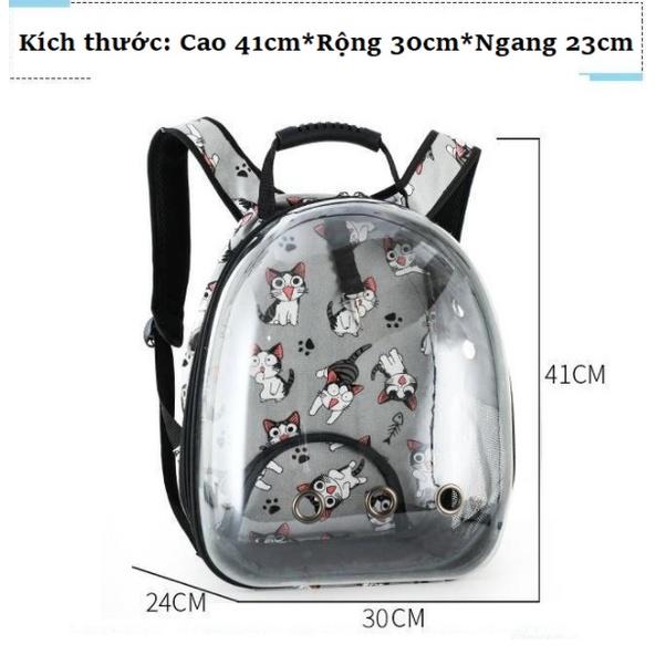 Túi đựng , balo phi hành gia ,Balo vận chuyển chó mèo trong suốt hàng đẹp