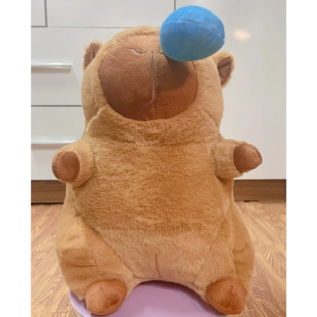 Gấu bông Chuột Capybara Thú nhồi bông Capybara Bộ trưởng Bộ Ngoại Giao đáng yêu 30cm Mũi Rút Thú Bông Quà Tặng