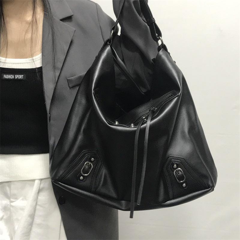 Túi Tote Đeo Chéo Đeo Vai Nhiều Ngăn Da PU Mềm Chống Nhăn Dung Tích Lớn 43x37x13cm BST Thu Đông 2022 Jess88