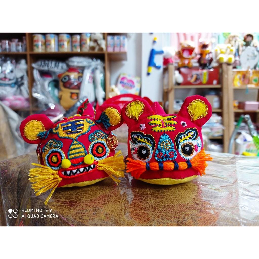 Túi thêu DIY nhà Na làm sẵn TÚI THƠM NGŨ HỔ PHÁT TÀI - TRÂU ĐẠI CA - TỲ HƯƠU - Nana Shop Handmade