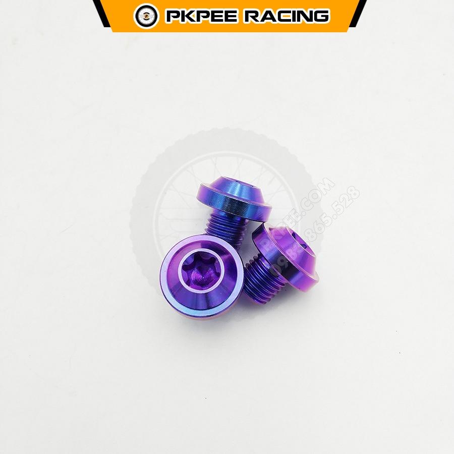 Ốc Chân Gương/Kính Titan Gr5 10li10 Đầu Dù Gắn Wave, Dream, Sirus, Winner, Exciter Và Nhiều Dòng Xe Tương Thích - PKPEE