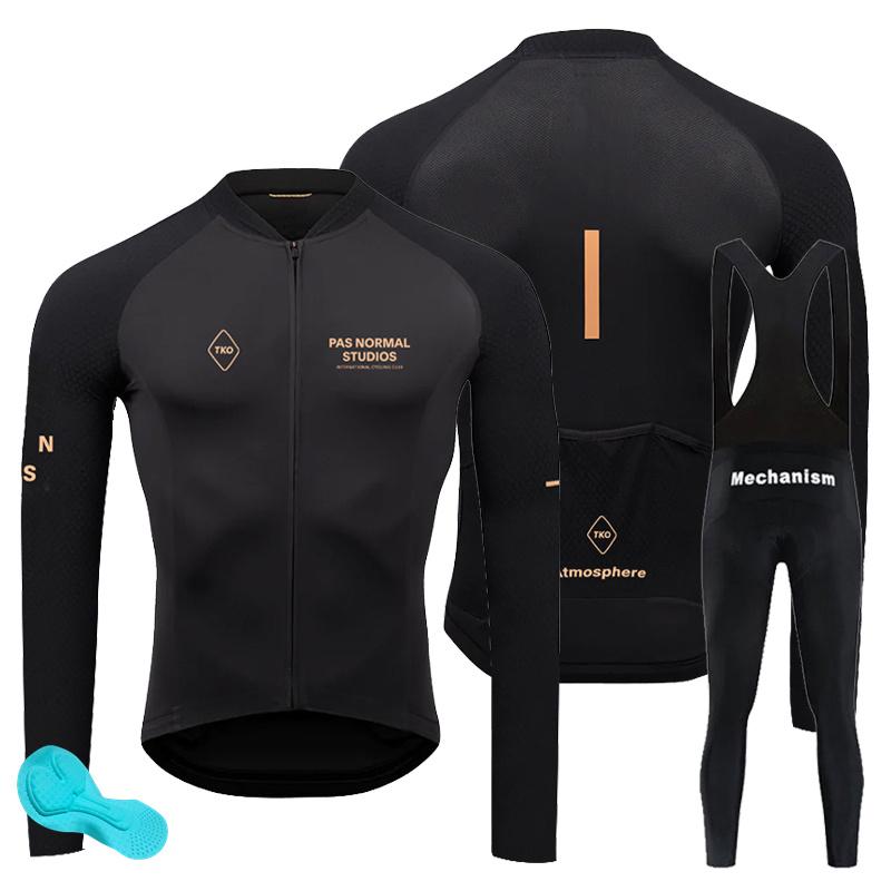 2023 PNS Đội Nam Mùa Hè Dài Tay Đi Xe Đạp Jersey MTB Maillot Ropa Ciclismo Đi Xe Đạp Quần Áo TKO Xuân Thu Đa Năng Color: cycling suit 8 Size: XS