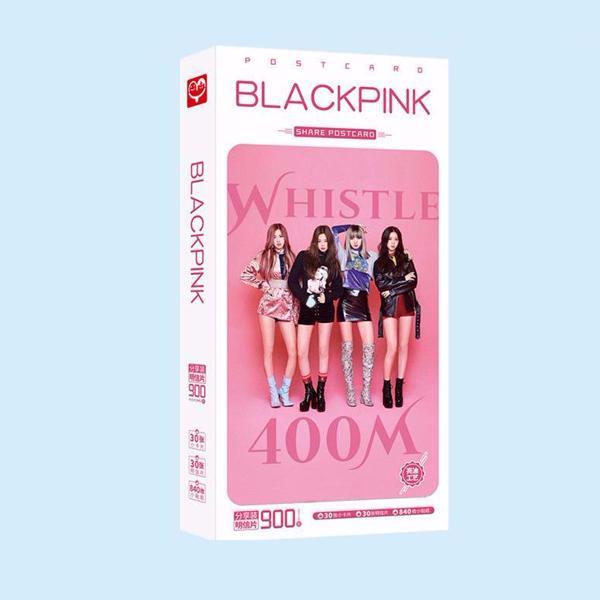 Hộp ảnh Postcard Blackpink whistle 900 ảnh