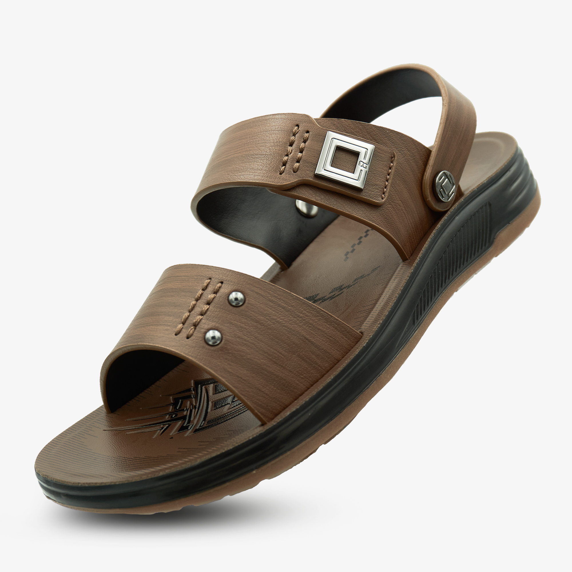 Sandal thông dụng đế PU Nam Biti's BPM001800NAD (Nâu đậm)