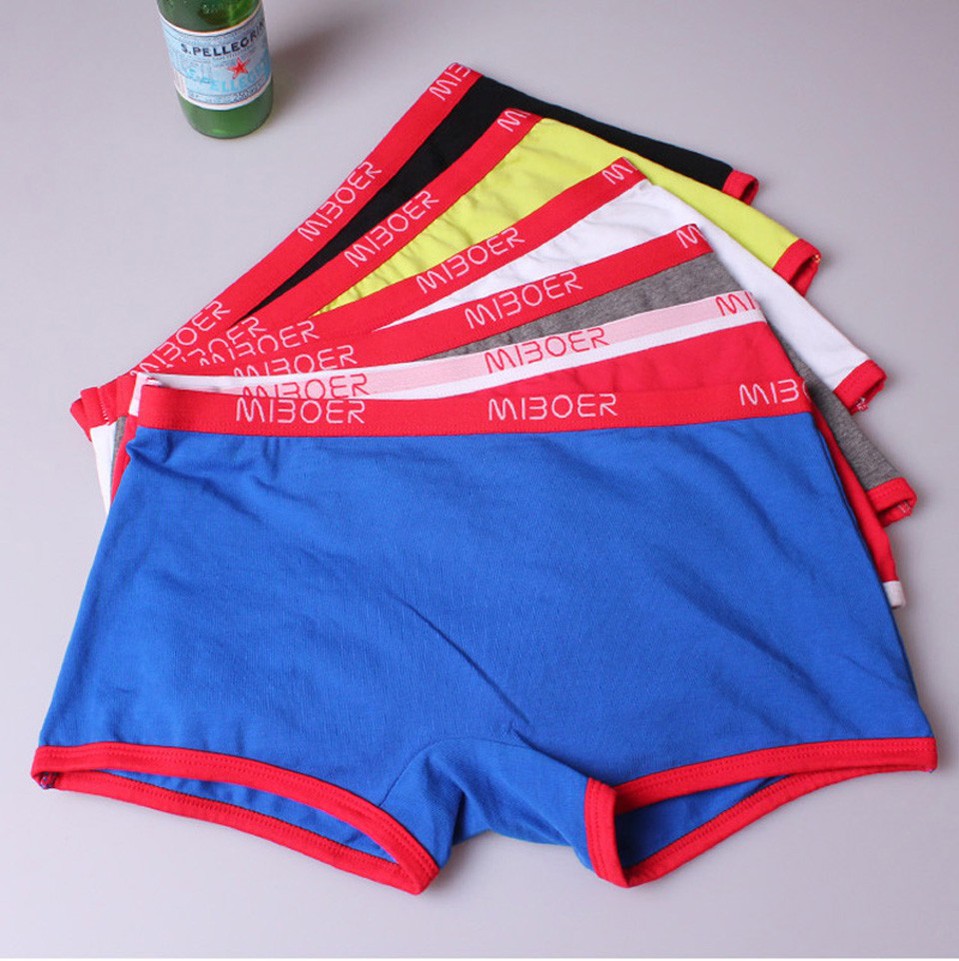 Quần Lót Boxer Nam Miboer M395 - Chất Liệu Cotton Cao Cấp Co Giãn Thoáng Mát, Form Dáng Thời Trang Chuẩn Phái Mạnh