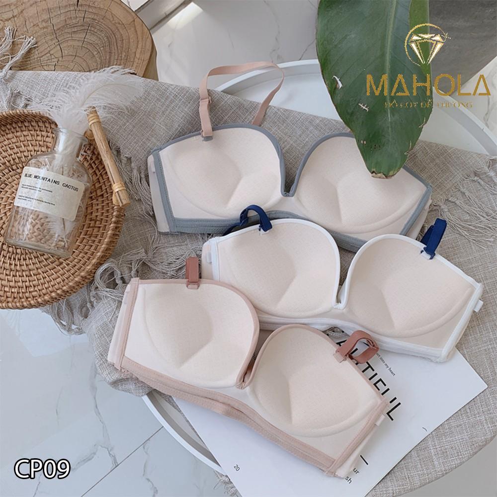 Áo Cup Lót Mút Vừa Su không Gọng Màu Trơn Nâng Ngực Tự Nhiên Mahola CP09
