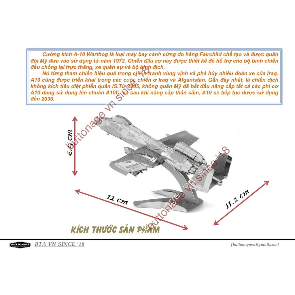 Mô Hình Lắp Ráp 3d Máy Bay A-10 - Warthog