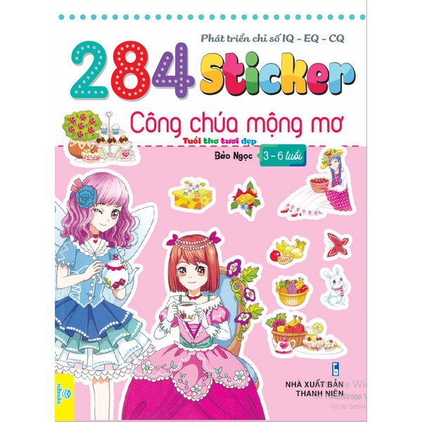 284 Sticker - Công chúa mộng mơ