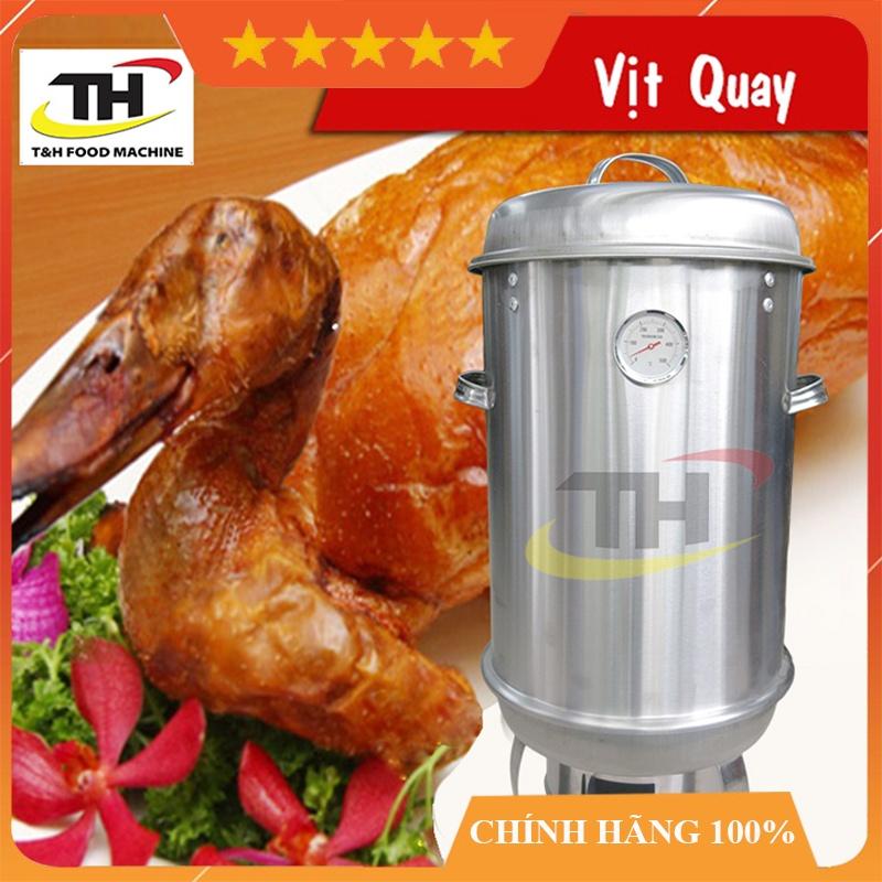 Lò quay vịt, lò quay gà vịt Inox phi 30