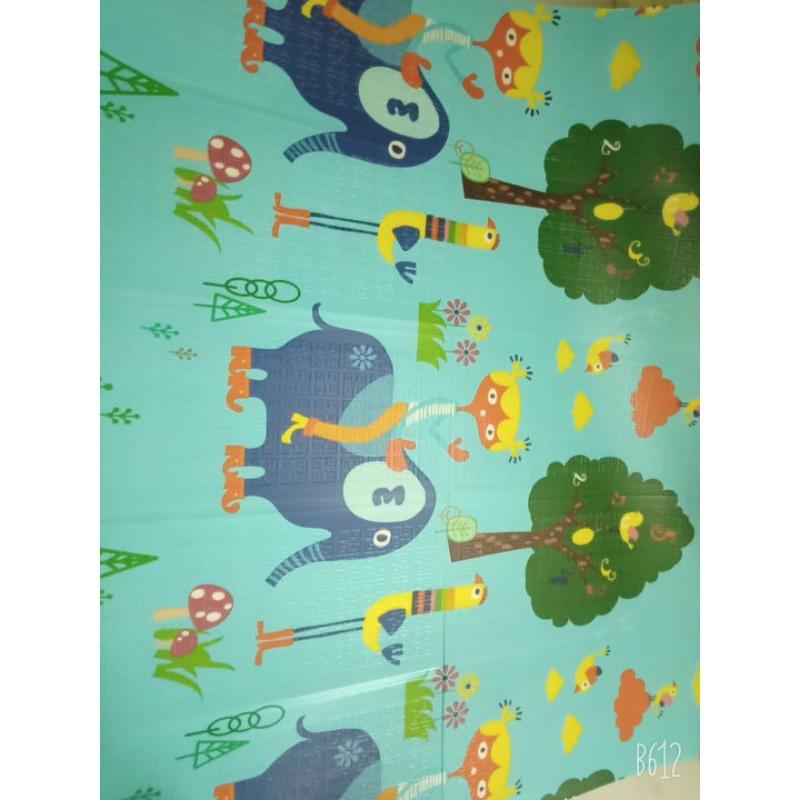 CAM KẾT HÀNG LOẠI 1 DÀY ĐẸP Thảm gấp gọn 2 mặt Hàn Quốc m8x2m - Thảm xốp cho bé tập bò chống ngã