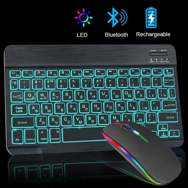 Máy Tính Bảng iPad / Laptop / Android Màn Hình 10 "Kết Nối Bluetooth Có Đèn Nền Yên Tĩnh