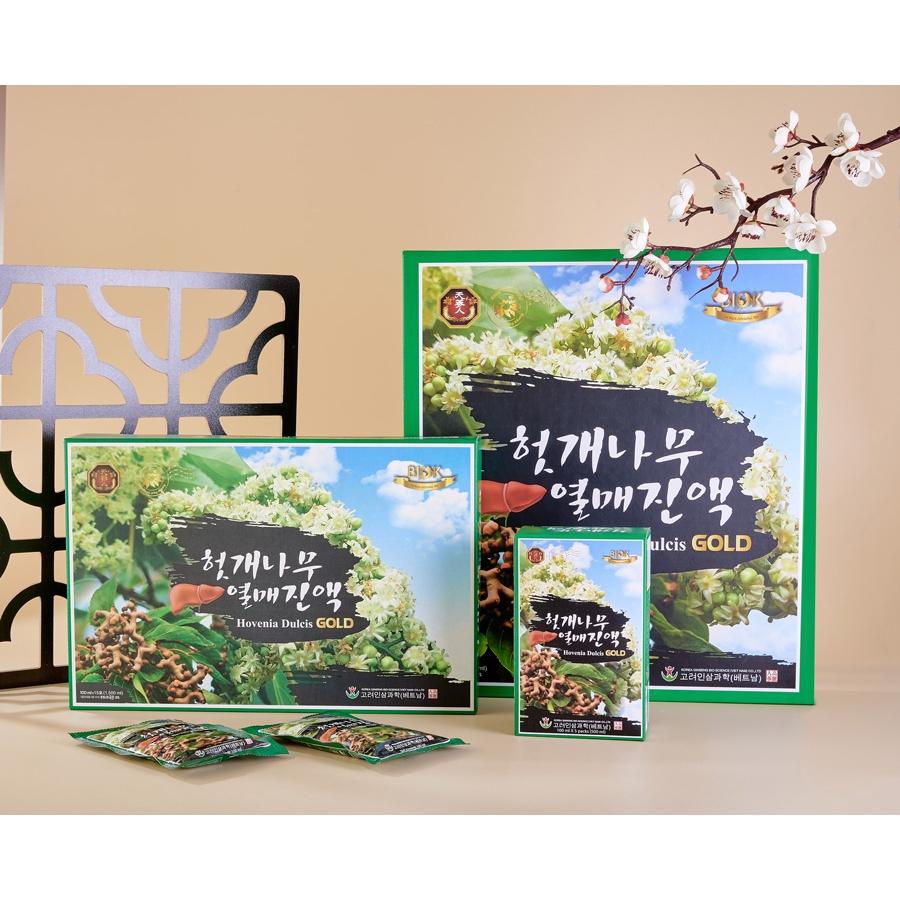 Nước uống Hovenia Dulcis Gold Bổ Gan, Mát Gan
