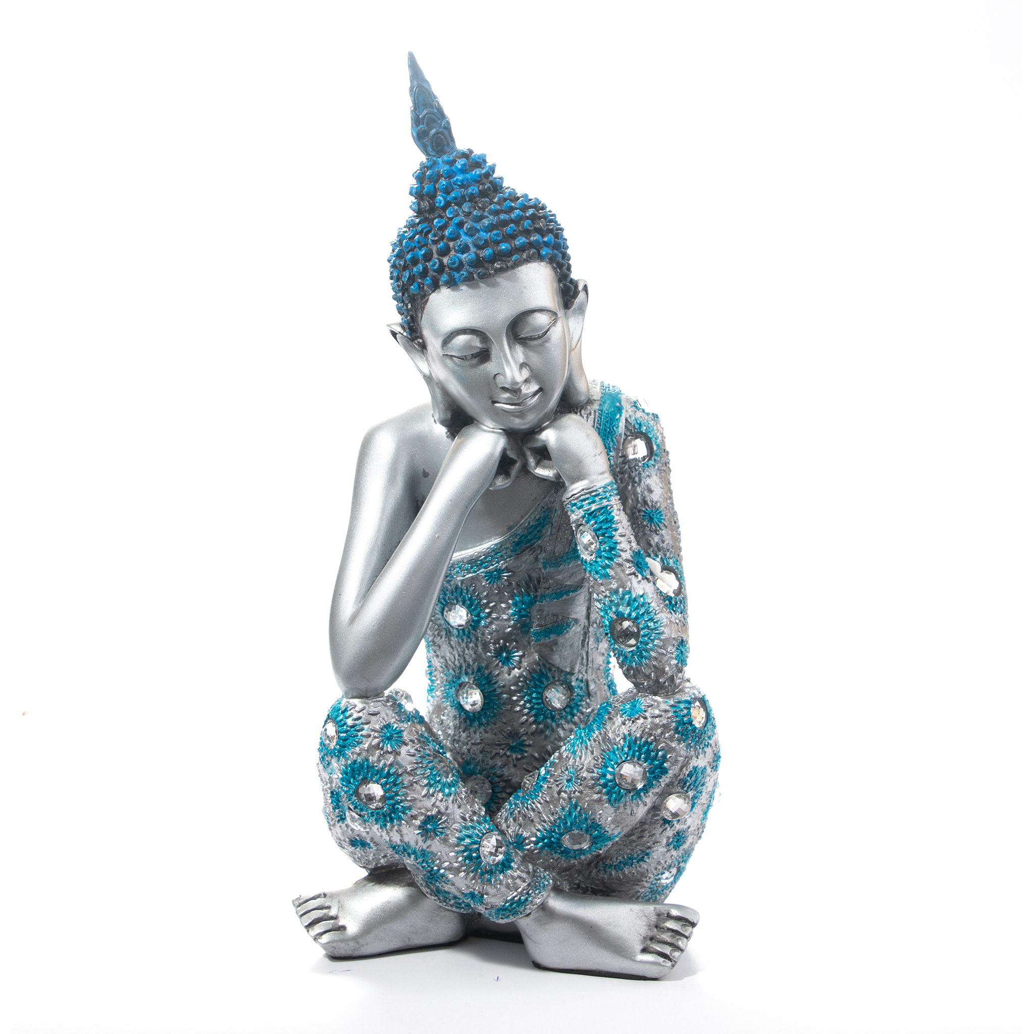 Tượng Tam Thế Phật - Thế Tay Chống Cằm