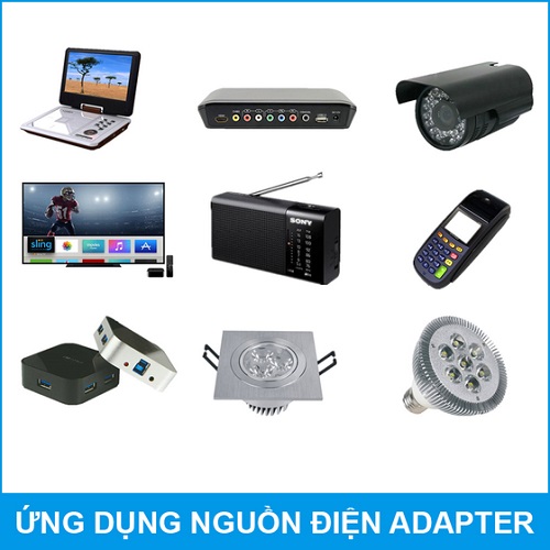 ADAPTER DC 12V 2A DÂY DÀI CÓ ĐÈN BÁO