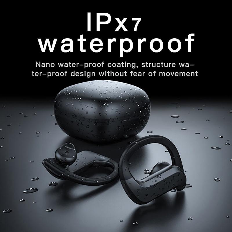 TWS Bluetooth 5.0 Tai Nghe Nhét Tai Bass Trung Thực Không Dây 9D Stereo Tai Nghe Nhét Tai Thể Thao Tai Nghe Có Mic Móc Dùng Cho Android IOS Chống Thấm Nước