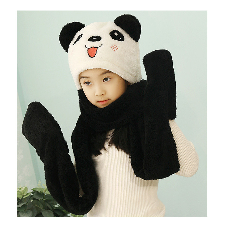 Mũ nỉ lông hình gấu siêu cute đáng yêu cho các bạn nhỏ