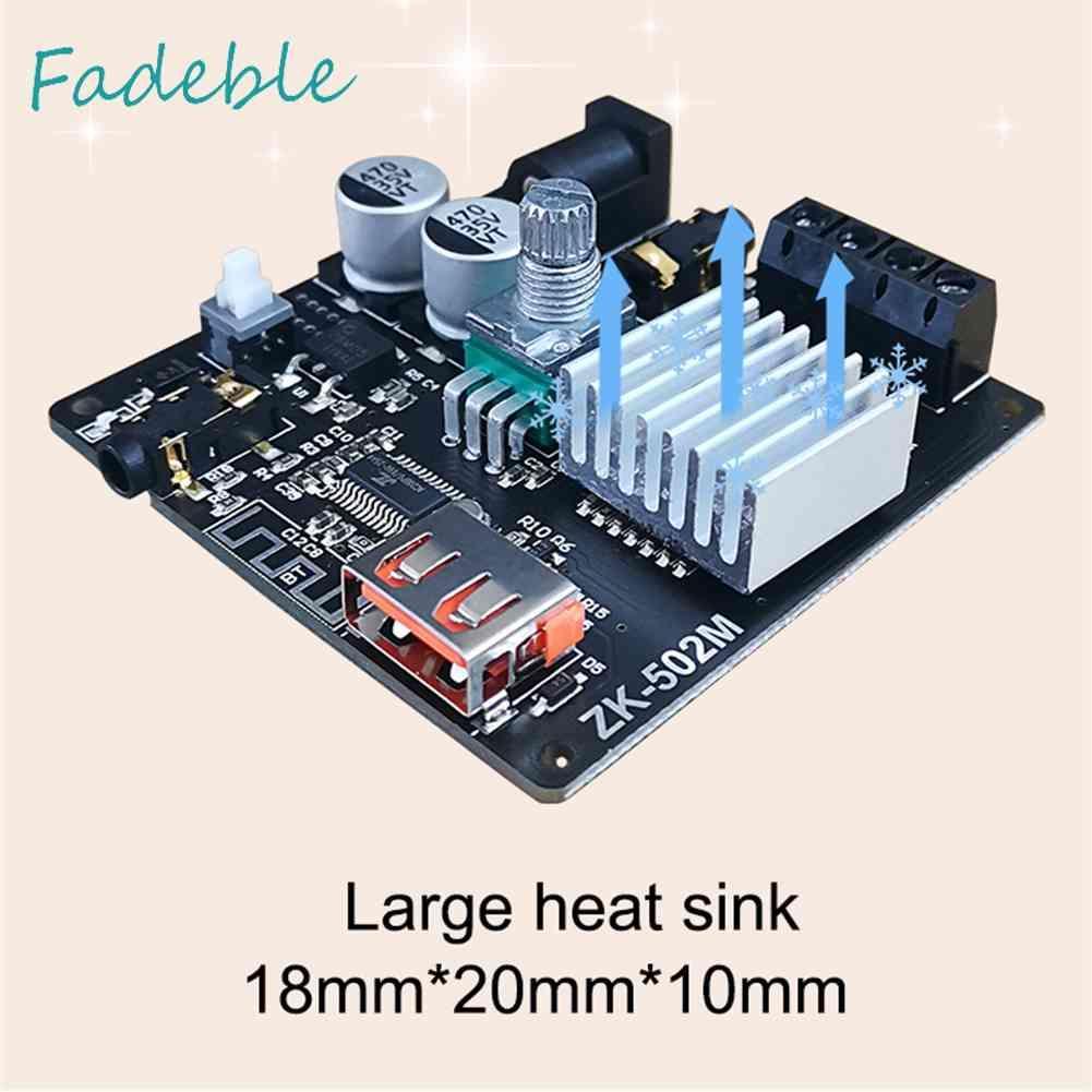 Bảng Mạch Khuếch Đại Âm Thanh ZK-502M Mini Bluetooth 5.0 50WX2