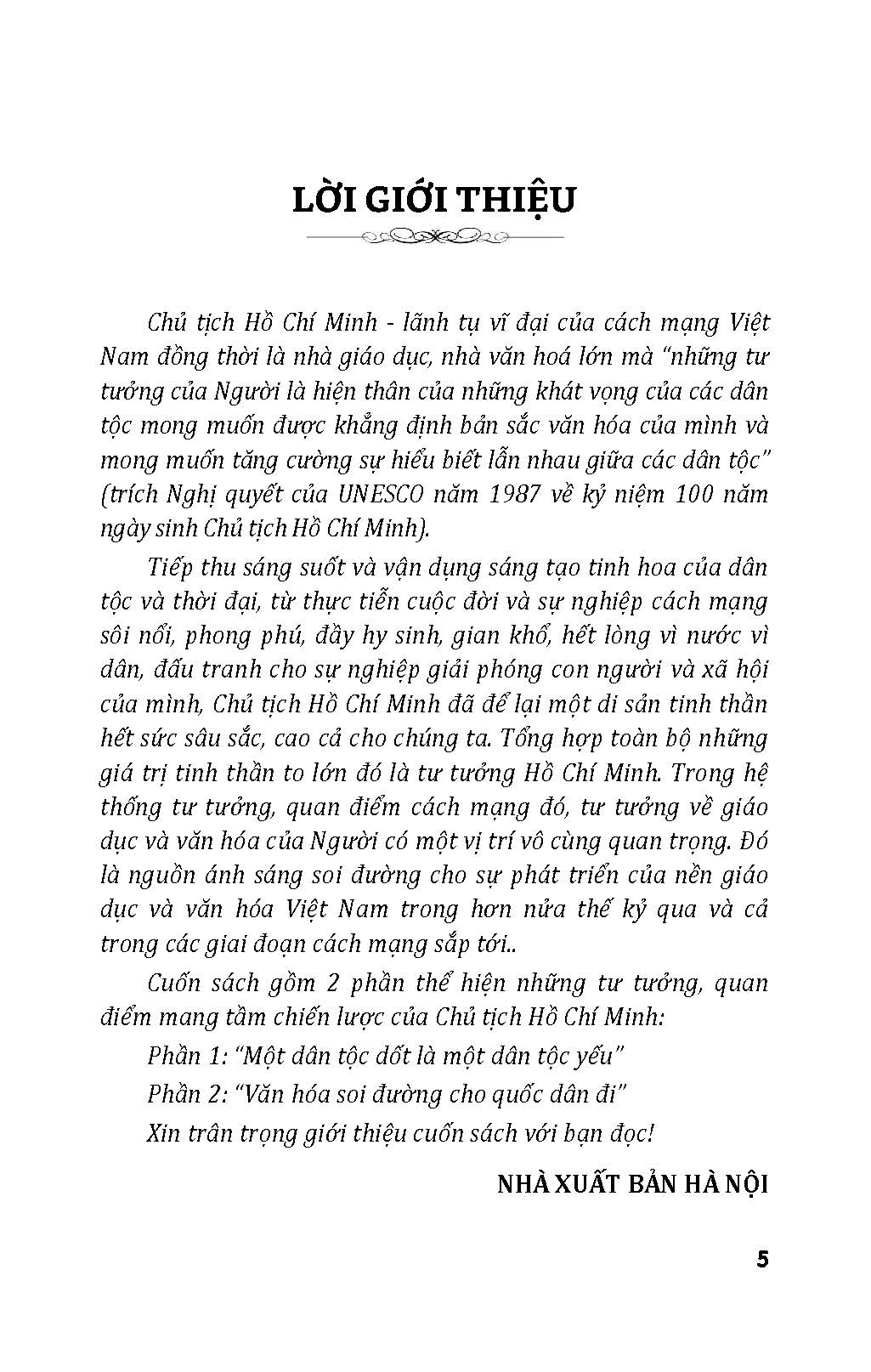 Xây Dựng Nền Văn Hóa Và Giáo Dục Theo Tư Tưởng Hồ Chí Minh