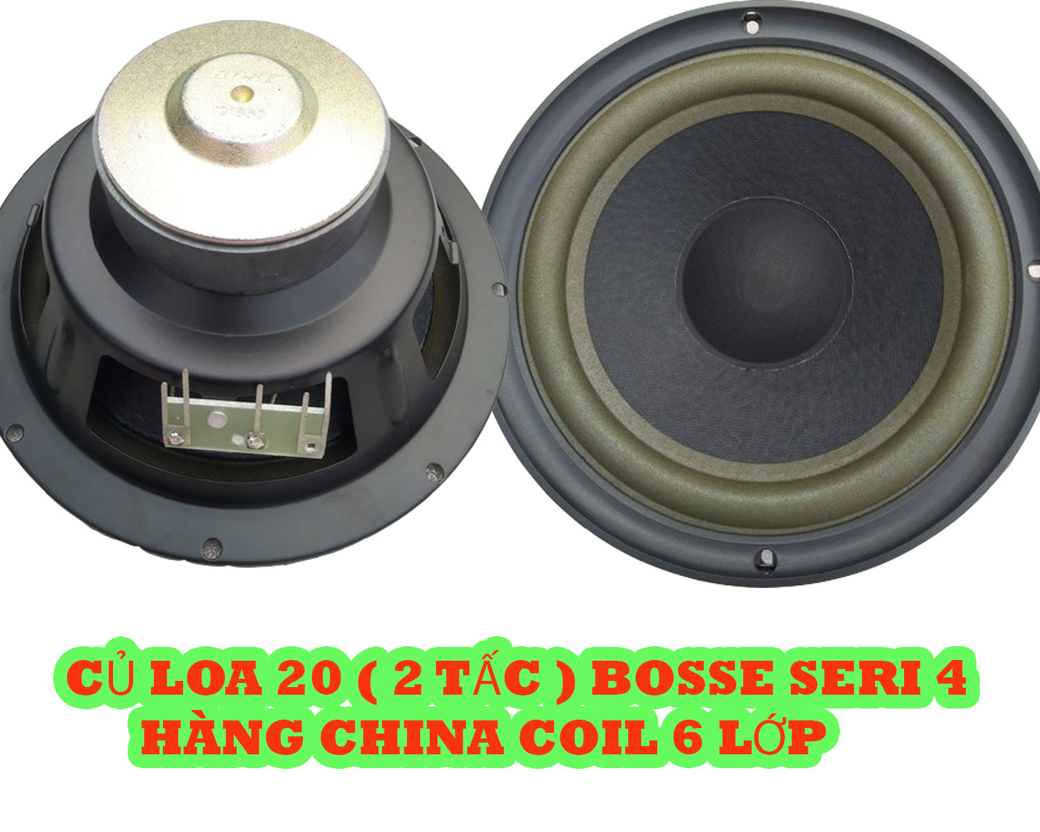 CỦ LOA BASS 20 ( 2 TẤC ) SERI 4 CÔN 6 LỚP TRUNG QUỐC