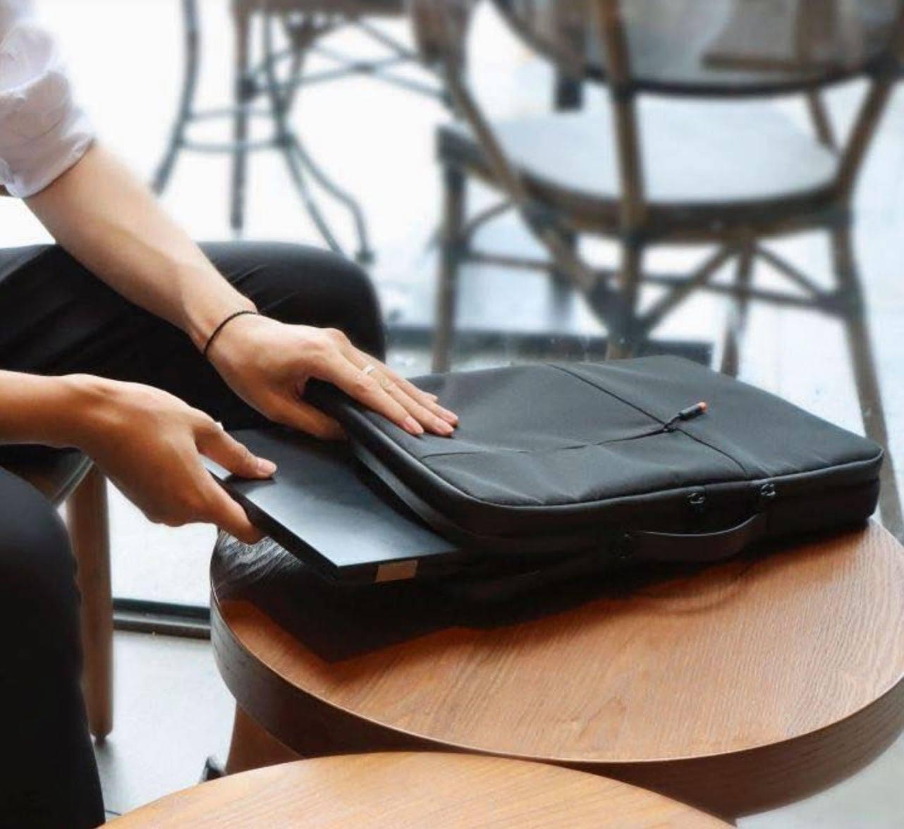 Túi Đựng Laptop Wiwu Alpha Double Layer Sleeve Dành cho Laptop, Macbook Air Chống Sốc BẢo vệ 360 Độ - Hàng Chính Hãng 