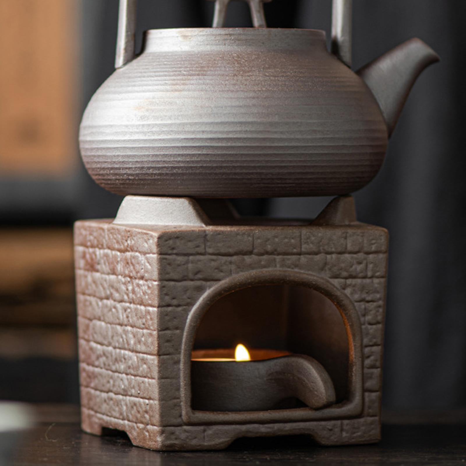 Ceramic Tea Kettle Handmade Teapot Warmer Teapot for Kitchen