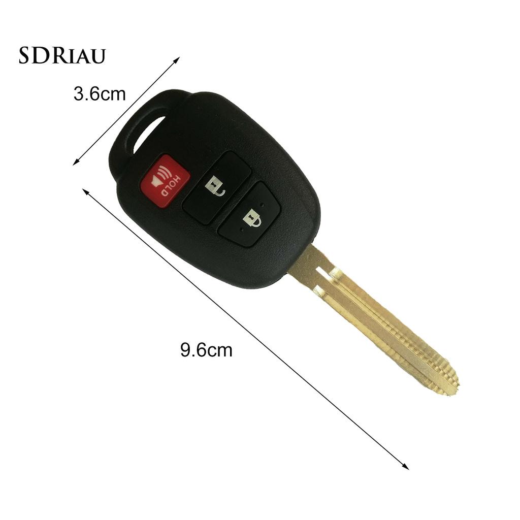 Vỏ Bọc Chìa Khóa Chống Trầy 3 Nút Bấm Cho Xe Toyota