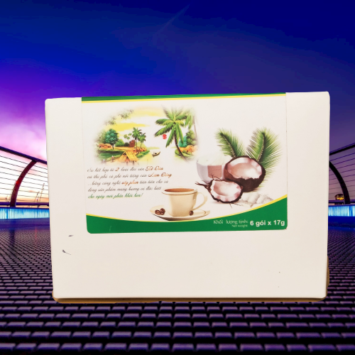 CÀ PHÊ SỮA DỪA HỘP 6 GÓI