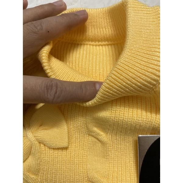 Áo len cho bé gái Áo len bé gái hàn quốc vặn thừng đính nơ xinh xắn điệu đà chất liệu dày dặn dành cho bé từ 6-18kg