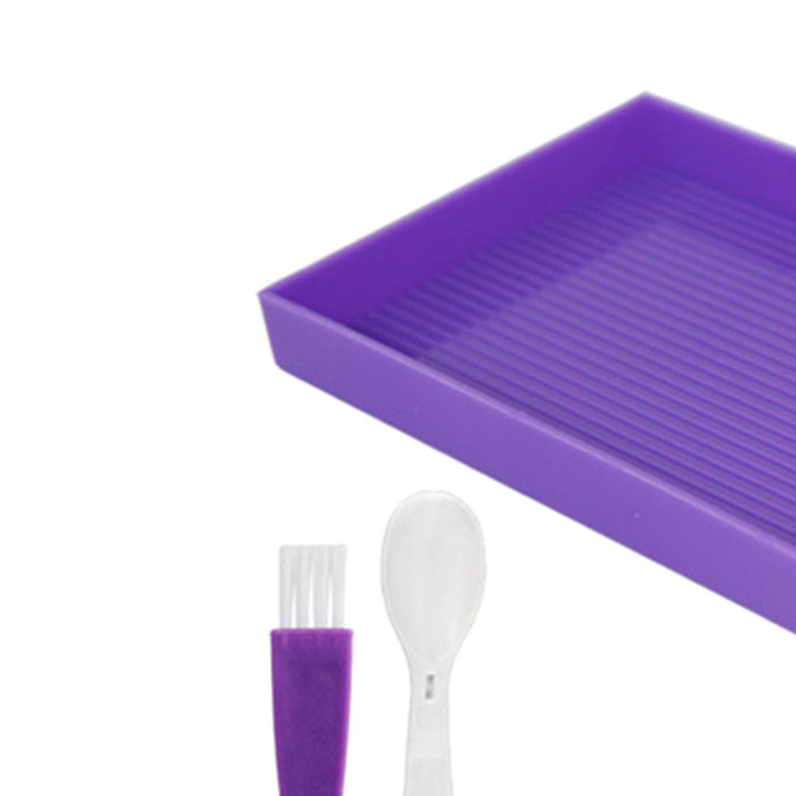 Diamond Paintings Tray Kits Glue Clay Muds Diamond Tray Dividers Container 5D Storage Organizer DIY Art Crafts Diamond Paintings Accessories