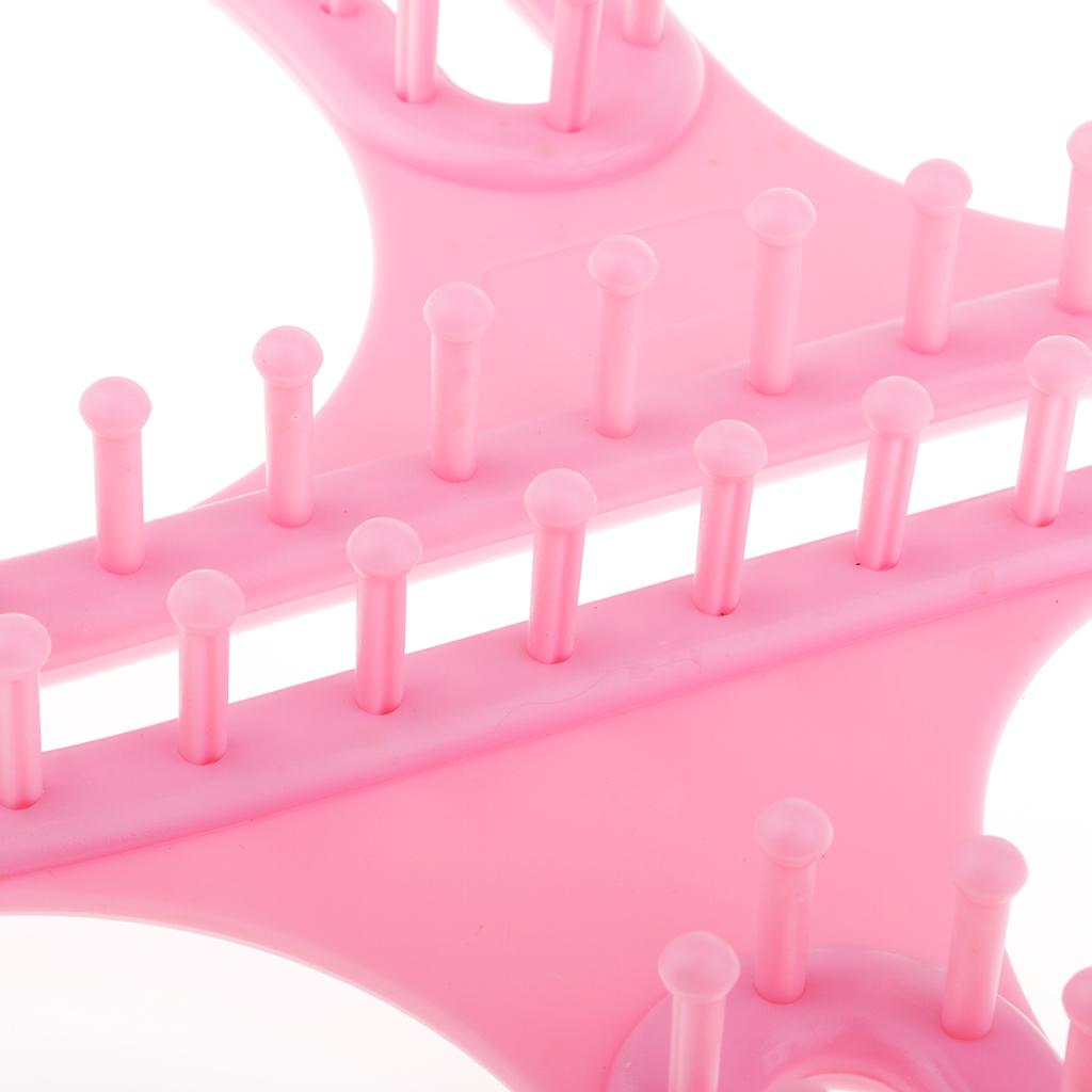 8 Shaped Knitting Loom Set Long Knitting Board Weave Loom Craft Yarn Kit DIY