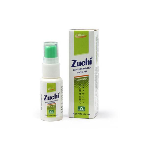 Xịt khử mùi mồ hôi Zuchi thảo dược (20ml) không gây kích ứng da - XZ1 01