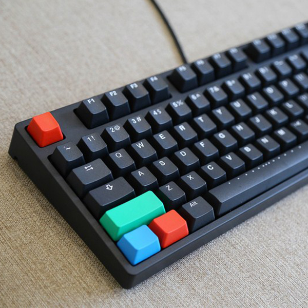 Bàn phím cơ iKBC CD 87 PD Black Phiên bản mới 2020 - PBT Double Shot Keycaps (CD87) - Hàng chính hãng