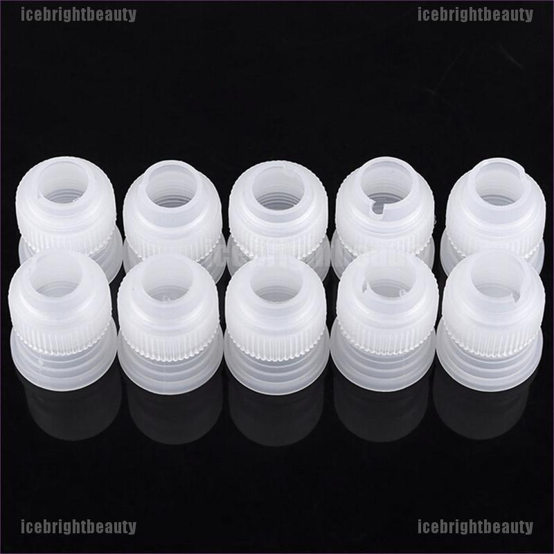 ICEB 10pcs Cake Decorating Couplers Decorating Kit Bakery and Pastry Equipment