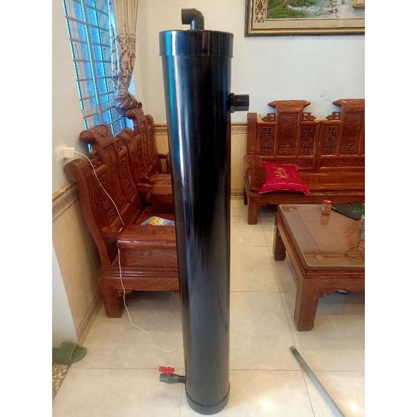 Lọc tách cặn bẩn,phâncá.lọc lắng, cây lắng phân dùng cho hồ cá bể cá phi ống 160_200 đã có vật liệu lọc chổi jmax