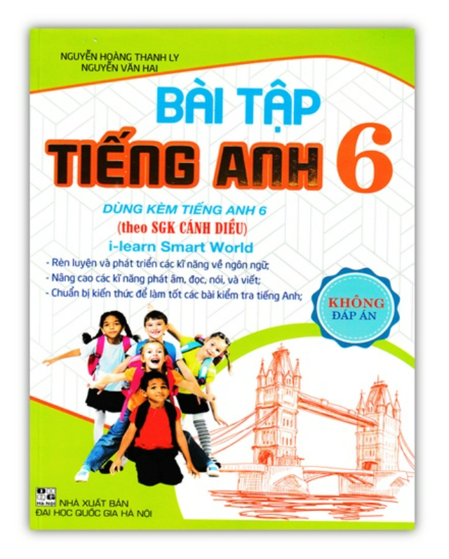 Sách - Bài Tập Tiếng Anh Lớp 6 - Không Đáp Án