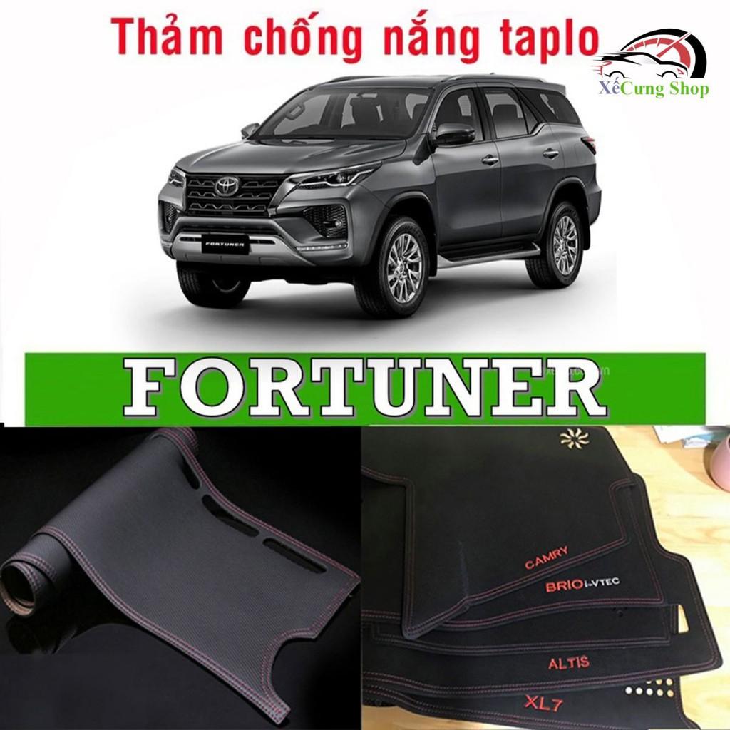 Thảm Taplo Da Carbon Fortuner Đời 2017-2022 cao cấp