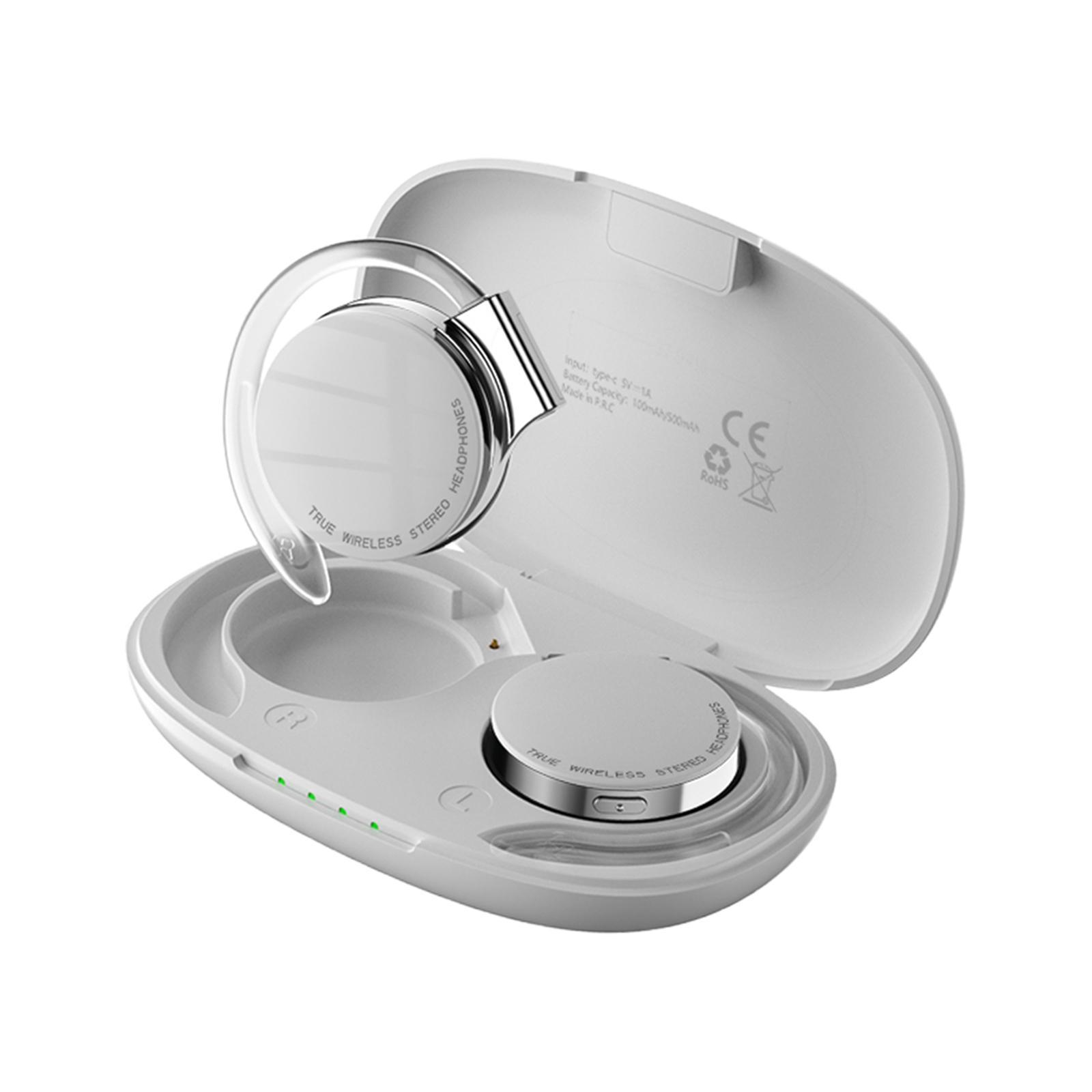 Air Conduction Headphones Earpiece BT 5.2 Wireless Earbuds for Workout Black