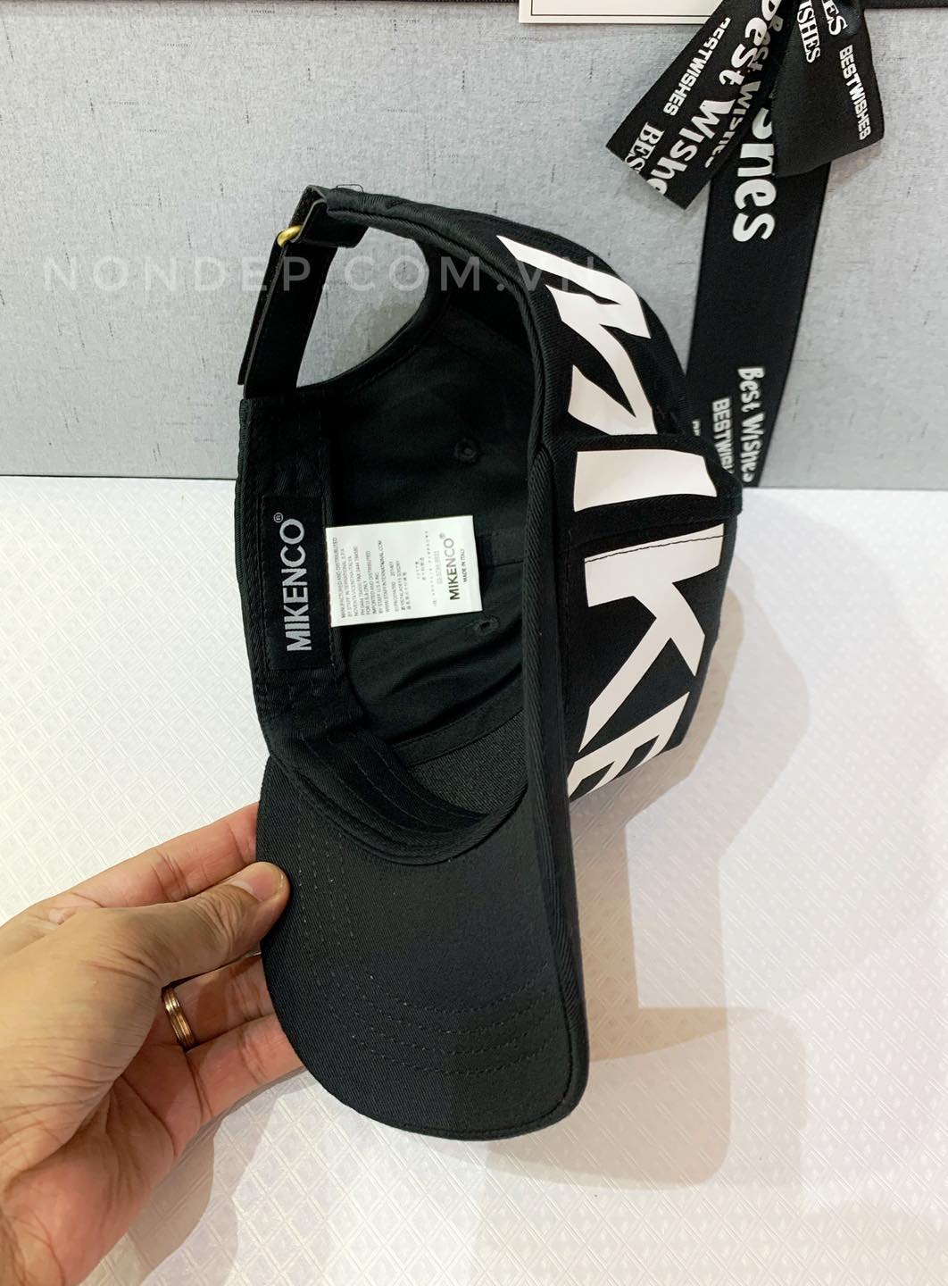 Nón kết, mũ lưỡi trai Miken.co phối vải kaki form chuẩn thời trang cao cấp