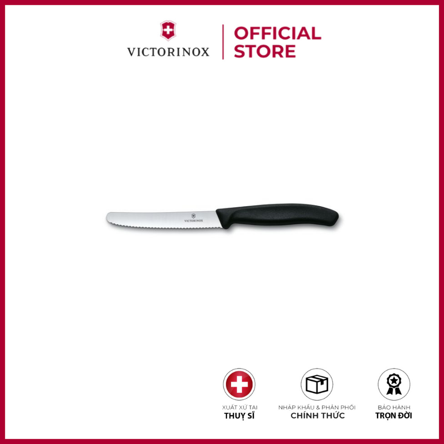 Dao bếp Victorinox Tomato and sausage knives (wavy edge, 11cm)