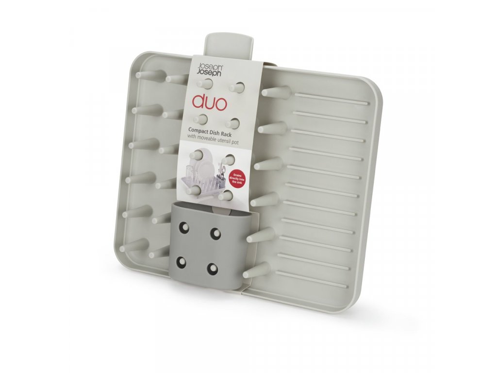 Giá úp bát đĩa Joseph Joseph 85151 Duo Compact Dish Rack - Grey hàng chính hãng
