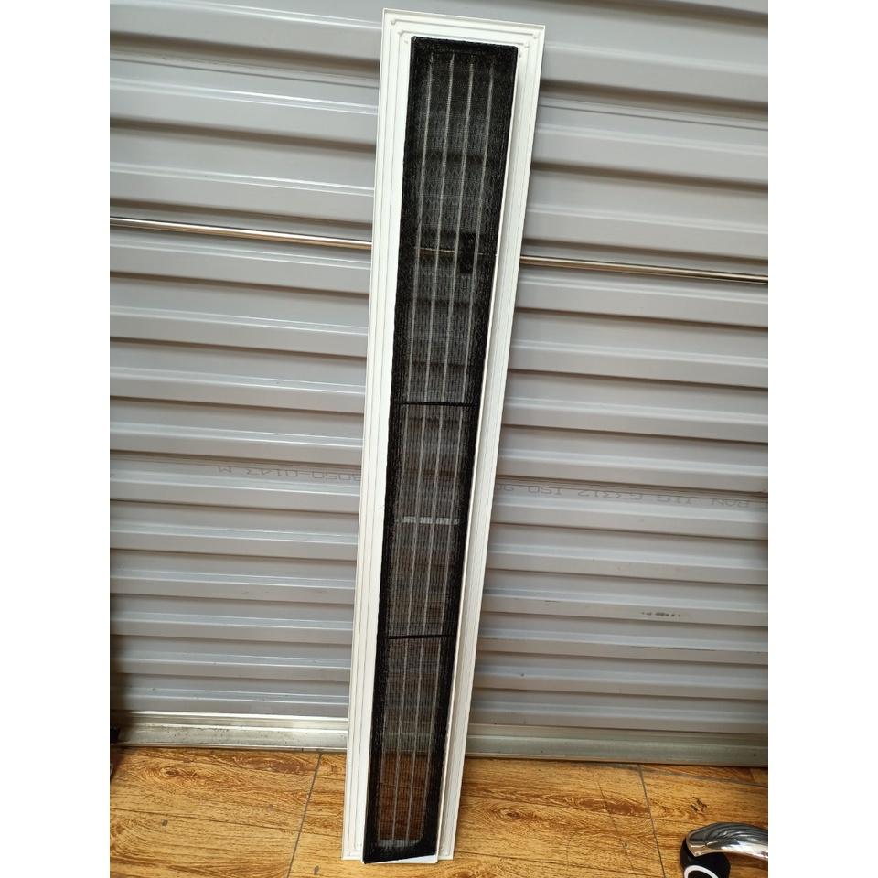 Cửa gió nan bầu dục 1000x 150mm cửa gió hồi điều hòa âm trần, cửa gió nhôm